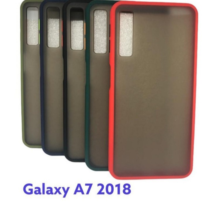 SAMSUNG A7 2018/ SAMSUNG A9 2018 CASE HARDCASE DOFF TRANSPARKANT, CASE DOFF MATE TRANSPARKANT