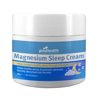 Goodhealth Magnesium Sleep Cream 90g แมกนีเซียมแบบครีม[ใช้ทาและนวด] ช่วยการนอนหลับ