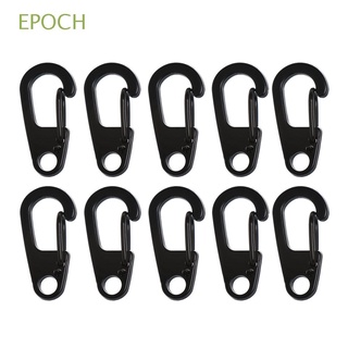 Epoch คลิปตะขอพวงกุญแจคาราบิเนอร์ EDC ขนาดเล็ก หลากสี สําหรับแขวนกระเป๋าเป้สะพายหลัง ตั้งแคมป์ กลางแจ้ง