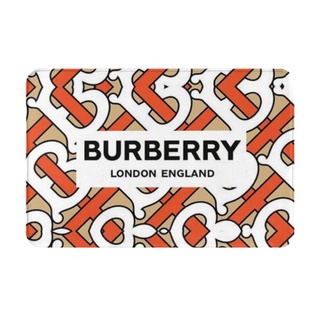 Burberry (5) พรมเช็ดเท้า ผ้าสักหลาด กันลื่น ดูดซับน้ํา แห้งเร็ว 16x24 นิ้ว สําหรับห้องน้ํา พร้อมส่ง