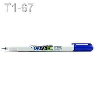 ☌✽Whiteman CDP-002 : ปากกาเขียน CD หัวเข็ม (น้ำเงิน)