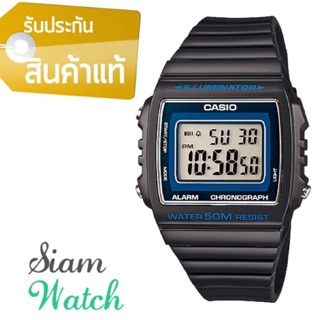 CASIO แท้ 💯% รุ่น W-215H-8A  (ผู้ชาย)/เทา-น้ำเงิน