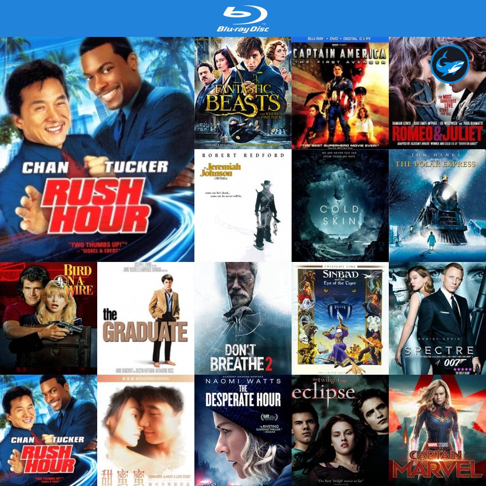 Bluray แผ่นบลูเรย์ Rush hour คู่ใหญ่ฟัดเต็มสปีด หนังบลูเรย์ ใช้กับ เครื่องเล่นบลูเรย์ blu ray player