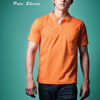 GRAND SPORT เสื้อโปโล  รหัส 012-569 สีส้ม