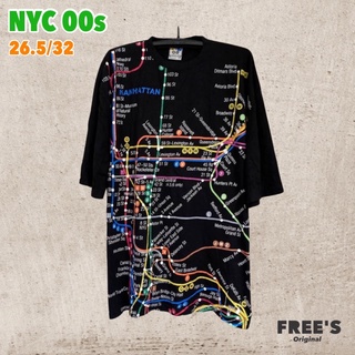 เสื้อยืด NYC Supway 00s มือสอง