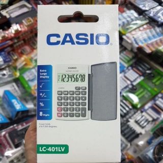 Casio LC401LV สีขาวเครื่องคิดเลขพกพา 8หลัก ของแท้