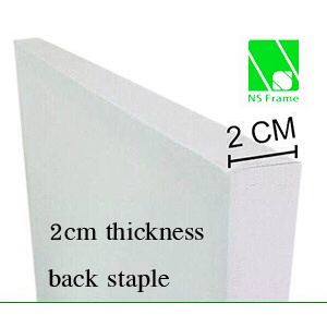 เฟรมผ้าใบแคนวาส เอ็น เอส เฟรม สำหรับวาดรูป ขอบ 2cm เย็บหุ้มหลัง, NS Frame Canvas, Canvas for Paintin
