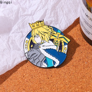 เข็มกลัด รูปเกม The Holy Grail War Enamel Pins Fate Stay Night Saber King Arthur เครื่องประดับ สําหรับแฟนคลับ เพื่อน