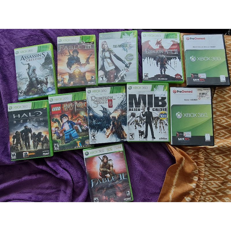 เกมแผ่น Xbox360 แท้ มือสอง