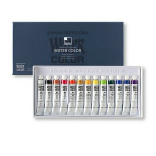 ชุดสีน้ำหลอดShinhan Professional 7.5ml 13 สี และ 18 สี