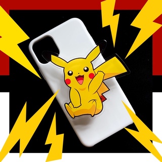 พร้อมส่ง 🦮⛱ poppersocker • griptok UV printing รุ่นใหม่พลาสติกใสสุดน่ารักลาย Pikachu ⚡️🔌