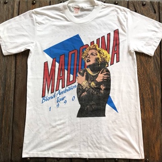 เสื้อยืดแขนสั้น ทรงหลวม ลาย Madonna portrait around สไตล์ฮิปฮอป สตรีท ยุโรป และอเมริกา สําหรับผู้ชาย และผู้หญิง