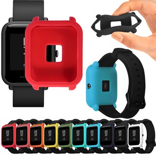 YOYCAM เคสกันรอย เคสกันกระแทก สิลิโคน Amazfit Bip Youth Smart Watch Silicone Protective Case Full Cover