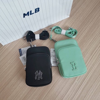 &lt;พร้อมส่ง&gt;MLB Nylon Hand Phone Cross Bag NY กระเป๋าสะพายข้าง