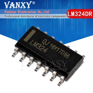 Lm324Dr Sop14 Lm324 Sop Smd Lm324Dr2G Lm324Dt Sop-14 ใหม่และอุปกรณ์เสริม Ic 20 ชิ้น