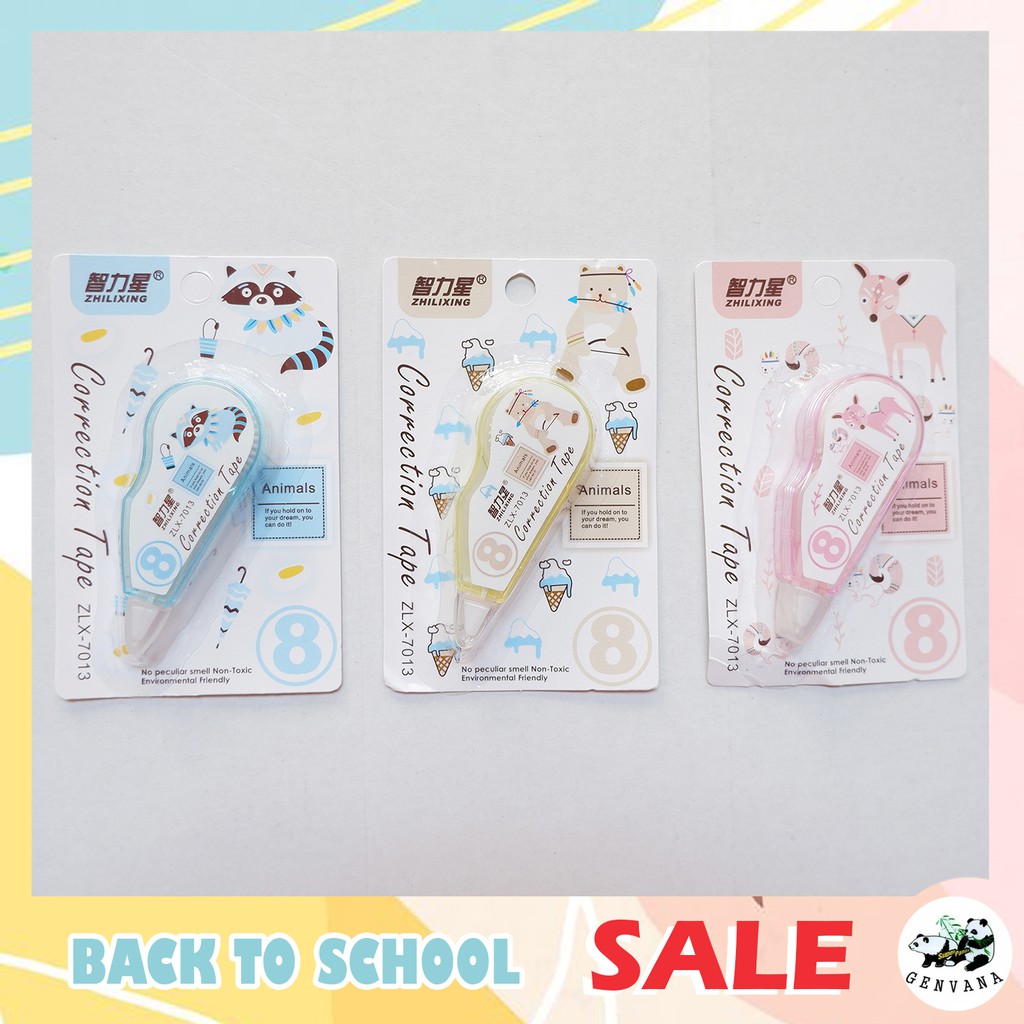 ลิควิดเทป 4เมตร (7013 ZLX) พร้อมส่ง เทปลบคำผิด ลิควิด ลิควิดเทปลบคำผิด