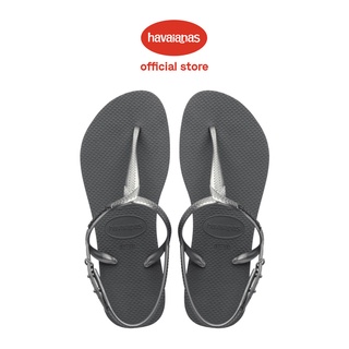 Havaianas รองเท้าแตะ แบบบิด สําหรับผู้หญิง - สีเทาเหล็ก