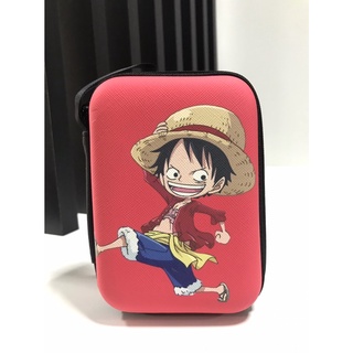 LUFFY R กล่องใส่ PWB , HDD , หูฟัง , เอนกประสงค์, Size L ลาย LUFFY RED งานดี evaกันกระแทก ขนาด13.5x9.5x3.5cm PMYL SHOP