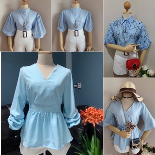 TUM000 TARA BLUE รวมแบบ เสื้อสีฟ้า วันแม่