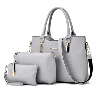 Casual Fashion Bags กระเป๋าถือ เซ็ต 3 ชิ้น สไตล์ยุโรป