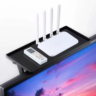 ชั้นวางของ 1 ชั้น ชั้นวางเราเตอร์ ชั้นวางกล่องติจิตอล Router ชั้นวางกล่องรับสัญญาณ ติดผนังได้