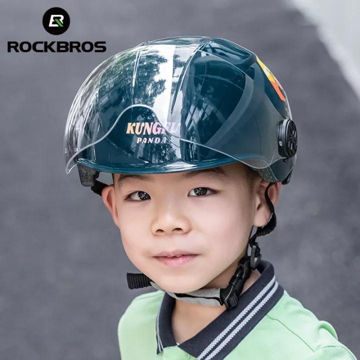 ROCKBROS Kids Helmet Adjustable Child Bike Helmet Cute Pattern Children Safety  Comfortable Bike Acc