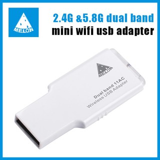 600Mbps 2.4G+5G Dual band USB Wifi Adapter Dongle Fast and Stable Melon M155D