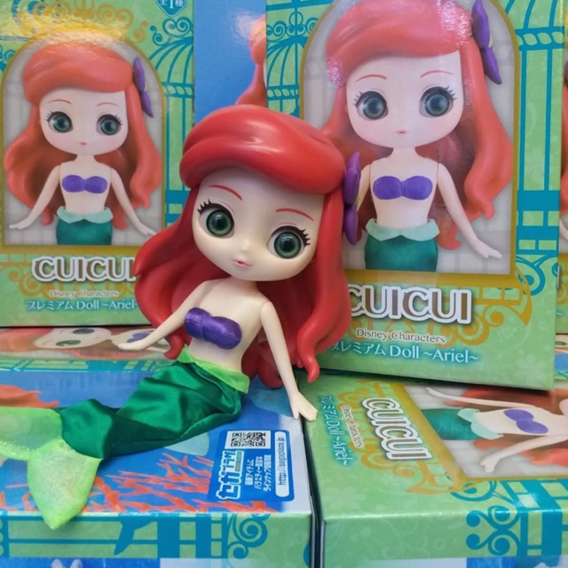 Disney Doll-Ariel Cuicui ฟิกเกอร์โมเดล&amp;ตุ๊กตา ของแท้💯% สินค้านำเข้าจากญี่ปุ่น