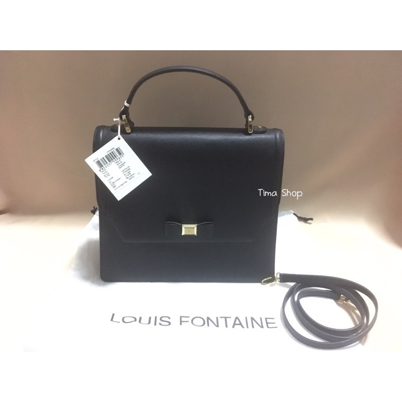 กระเป๋า Louis Fontaine ของแท้ มือ 1  ขนาด กxยxส 11x25x22 cm  (ซื้อมา 5,300 ไม่เคยใช้) ส่งต่อ 3,600 บ