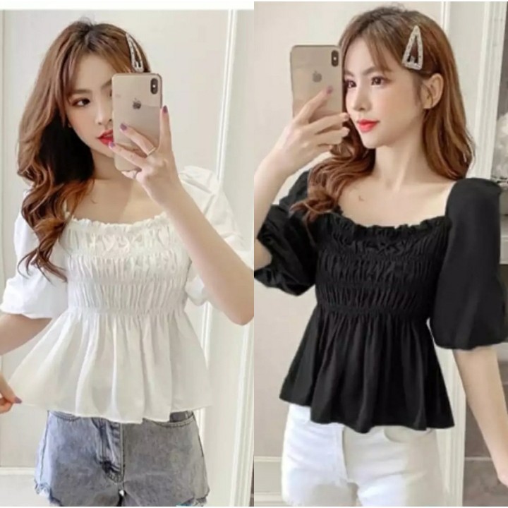 FWG - DAHYE BLOUSE / LATEST WOMENS BLOUSE / KOREAN CASUAL WOMENS TOP / BLOUSE / TOP CURRET