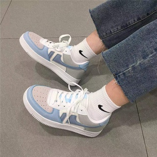 【พร้อมส่ง】Plover Woodpecker Sea Salt Blue Net Red Shoes 2022 รองเท้าผ้าใบลําลอง สไตล์เกาหลี แฟชั่นฤดูใบไม้ผลิ สําหรับสตรี นักเรียน