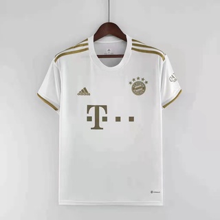 เสื้อฟุตบอล บาเยิร์นมิวนิค Bayern Munich (Away) Jersey ปี2022-2023 เกรดAAA (ภาพถ่ายจากของจริง)