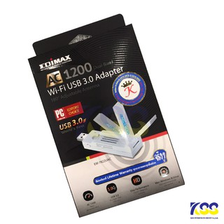 EDIMAX USB Adapter Wireless Dual-Band  รุ่น EW-7822UAC ประกันตลอดอายุการใช้งาน