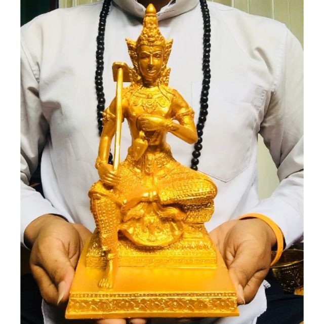 พระวิศณุกรรรม สีน้ำทอง หน้าตัก5นิ้ว สูง25ซม.ผ่านพิธีปลุกเสกแล้ว เทวดาแห่งการช่างทุกแขนง