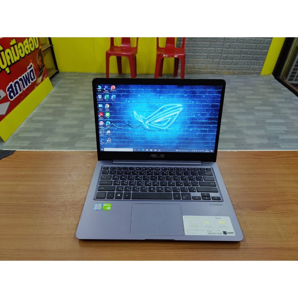 โน๊ตบุ๊ค Asus X441U คอร์ i5 แรม 12 กิ๊ก เครื่องบาง ซีพียู 4 คอร์ 8 เทรด พร้อมใช้งาน