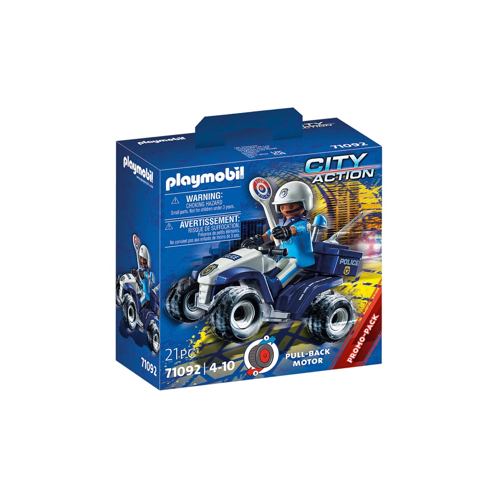 Playmobil 71092 Quad Police ฟิกเกอร์ ควอด รถตำรวจ