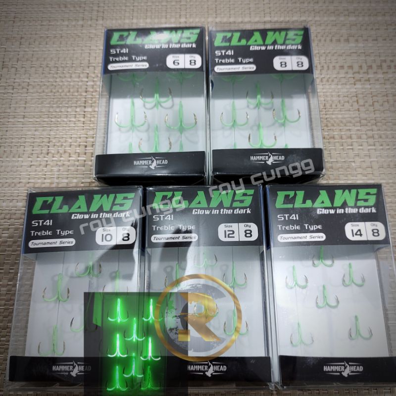 HAMMER HEAD กรงเล็บ ST41 แบบเสียงแหลม เรืองแสงในที่มืด