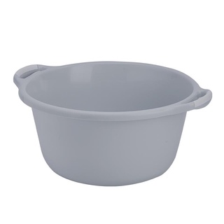 กะละมังกลม Star รุ่น 3749 ขนาด 20 ลิตร สีเทา สายยาง ที่ฉีดน้ำ Round Basin Star Model 3749 Size 20 L. Gray