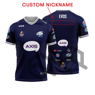 เสื้อกีฬาแขนสั้น ลายทีม Evos 2021