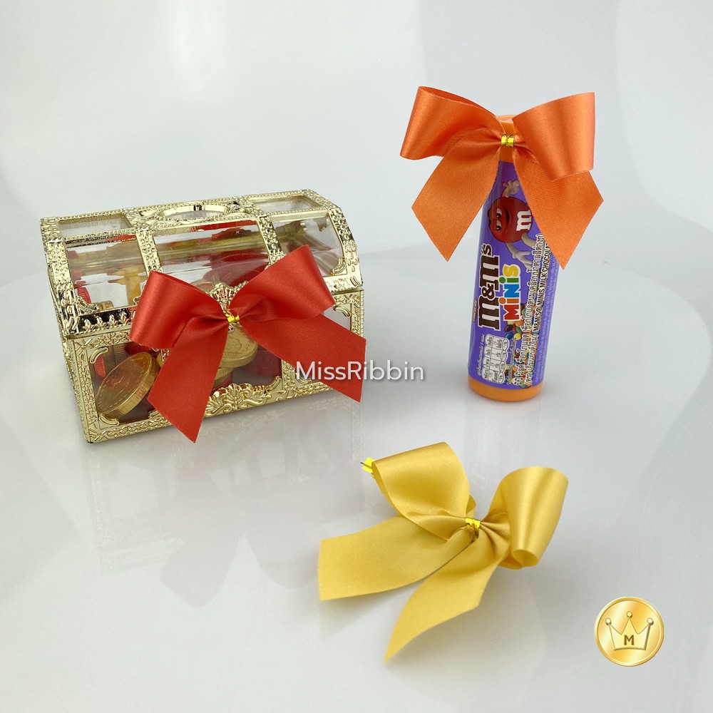 โบว์จิ๋วมัดปากถุงขนม-ของชำร่วย 21มม (*100ชิ้น) สี1/2  (มัดลวด) - รูปที่ 7