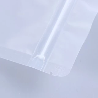 SC Paper-Pack ถุงพลาสติกขุ่น ตั้งได้ ซิปใส (แพ็ค 50 ใบ)