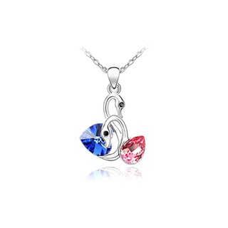 TANITTgems สร้อยคอประดับจี้หงส์คู่แม่ลูก รุ่น TNNL114