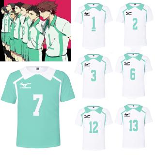 ( Cod ) เสื้อยืดแขนสั้นลายการ์ตูน Haikyuu Aoba Johsai