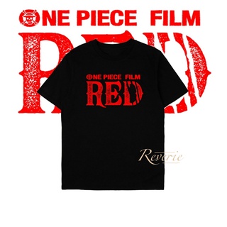 เสื้อยืด พิมพ์ลายอนิเมะ One PIECE RED สไตล์ญี่ปุ่น