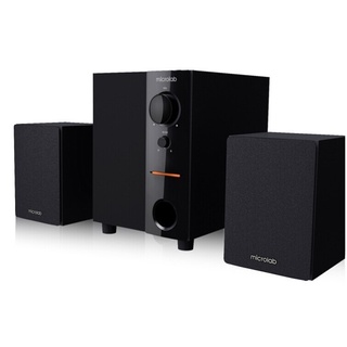 Maibo M100 Enhanced Audio 2.1 โน้ตบุ๊กไม้เสียงมัลติมีเดีย Active Computer Subwoofer