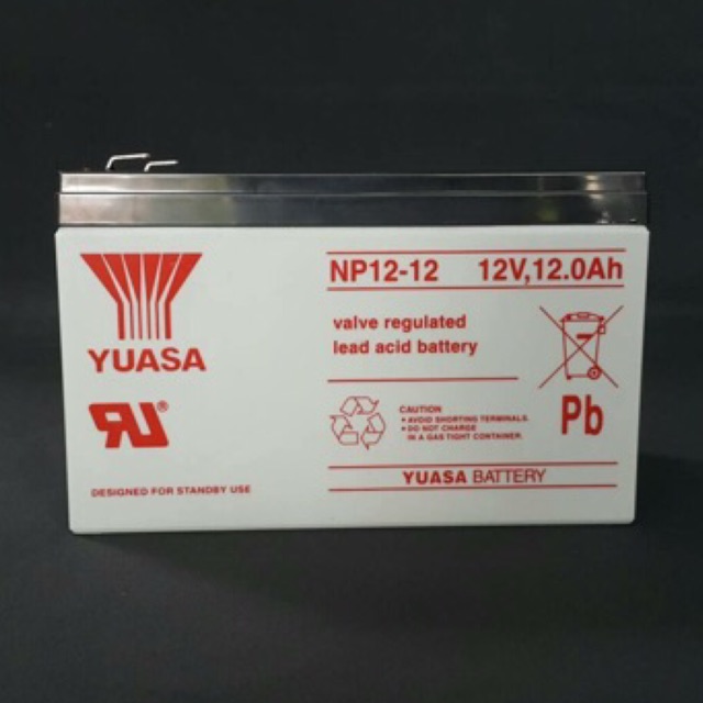 แบตแห้ง Yuasa Np12-12 (12 V. 12 Ah)