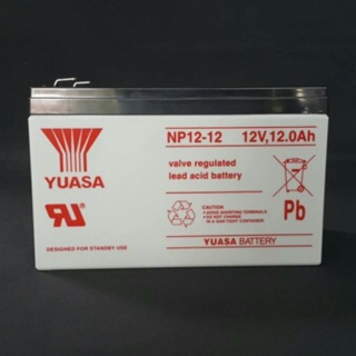 แบตแห้ง Yuasa Np12-12 (12 V. 12 Ah)