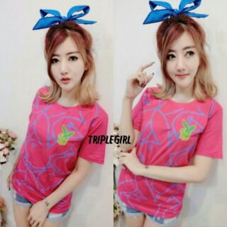 เสื้อยืดplayboy พร้อมส่งคะ เลื่อนดูรูปได้คะ