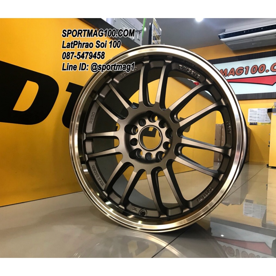 ล้อแม็กซ์ RE30 สีทองแดง 8.5-17นื้ว 5รู100/114 ET35 [16288]