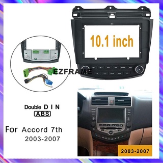 กรอบเครื่องเล่น Mp5 วิทยุ Fascia สเตอริโอ Ezframe สําหรับ Honda Accord 7Th 2003-2007 10.1 นิ้ว